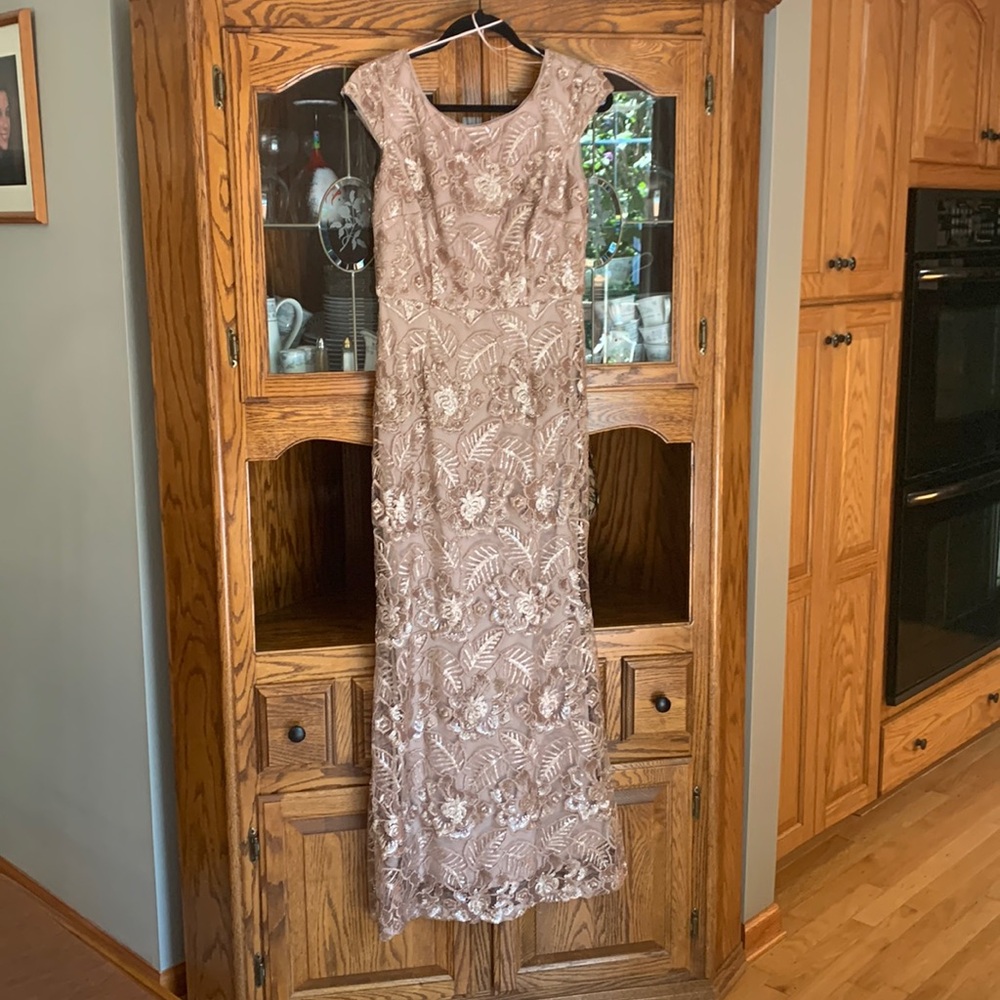 Alex Evenings Rose Gold Gown